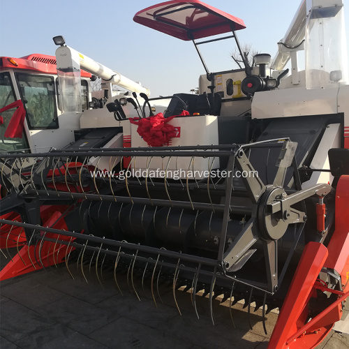 threshing clean rice harvester high ground clearance